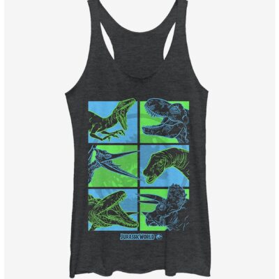 Jurassic World Fallen Kingdom Dino Bingo Girls Tank