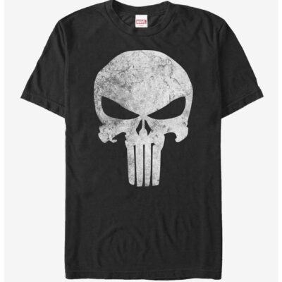 Extra Soft Marvel The Punisher Distresskull T-Shirt