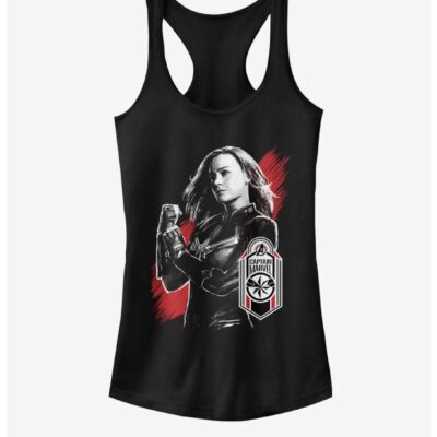 Marvel Avengers Captain Marvel Tag Girls Tank