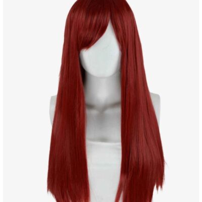 Epic Cosplay Nyx Dark Red Long Straight Wig