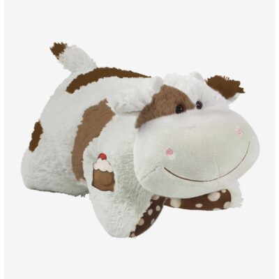 Sweet Scented Chocolate Milkshake Cow Pillow Pets Plush Toy