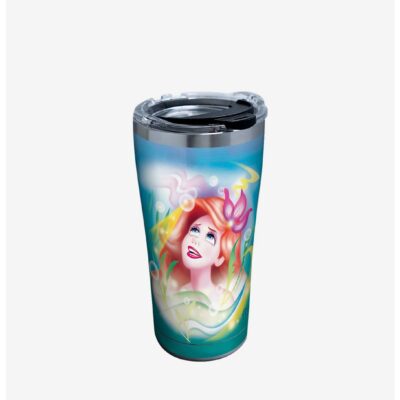 Disney The Little Mermaid Ariel 80S 20oz Stainless Steel Tumbler With Lid