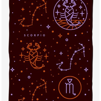 Scorpio Astrology Weighted Blanket