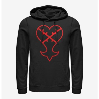 Disney Kingdom Hearts Heartless Symbol Hoodie