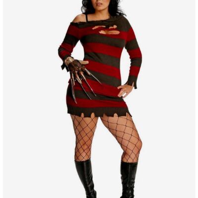 Nightmare On Elm Street Miss Freddy Krueger Costume Plus Size