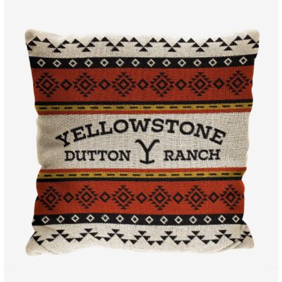 Yellowstone Montana Tribal Woven Jacquard Pillow