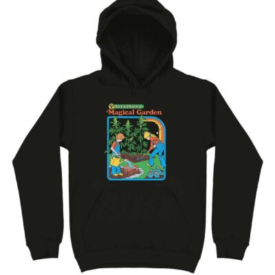 Magical Garden Hoodie By Steven Rhodes