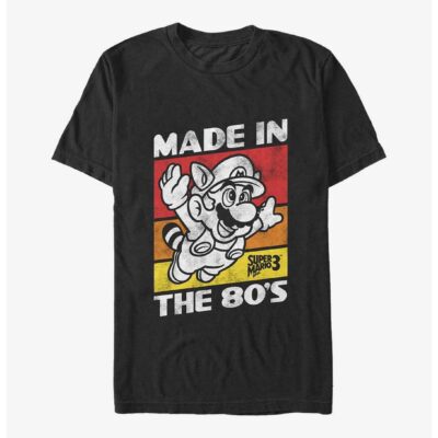 Mario Made In The 80’s Tanooki Mario Big & Tall T-Shirt