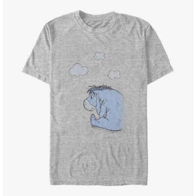 Disney Winnie The Pooh Cloudy Eeyore Big & Tall T-Shirt