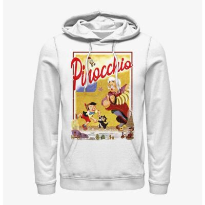 Disney Pinocchio Storybook Poster Hoodie