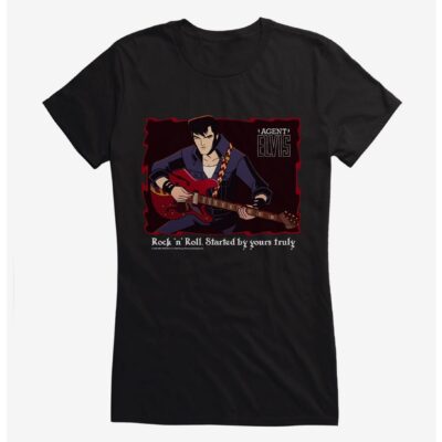 Agent Elvis Guitar Girls T-Shirt