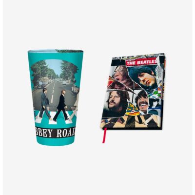 The Beatles Pint Glass and Notebook Set