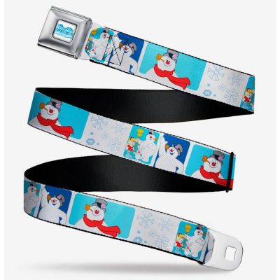 Frosty The Snowman Snowflakes Seatbelt Belt